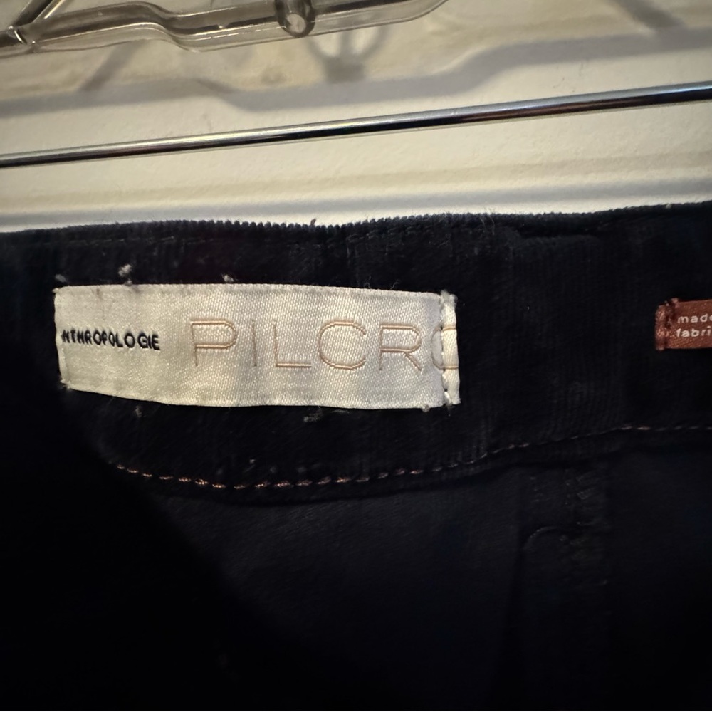 Pilcro Anthropologie navy courdoroy straight size 30 - Picture 4 of 5